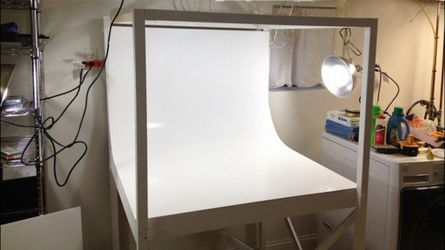 guide led light table product photography