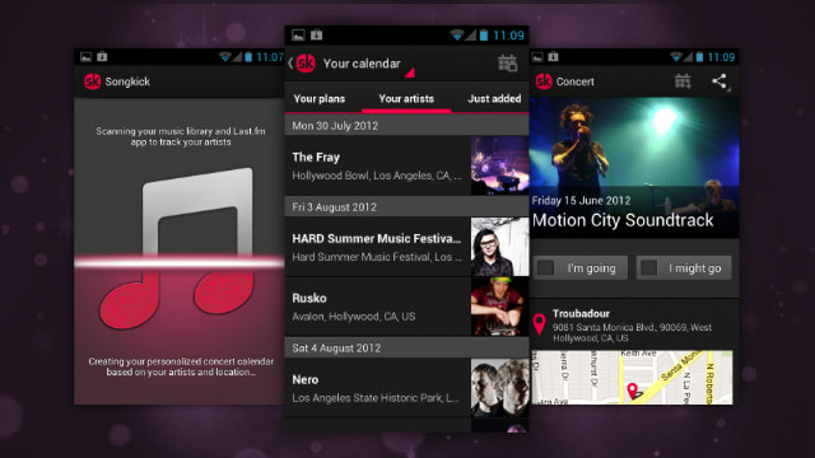 songkick for artists