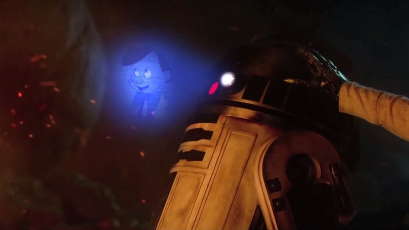 Illustration for article titled Star Wars: The Force Awakens gets Disneyfied in a new mashup