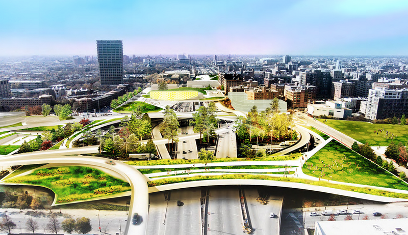 Illustration for article titled The Obama Library May Be a City-Wide Piece of Public Infrastructure
