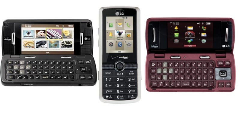 Illustration for article titled Three New Semi-Smart LG Phones Coming to Verizon