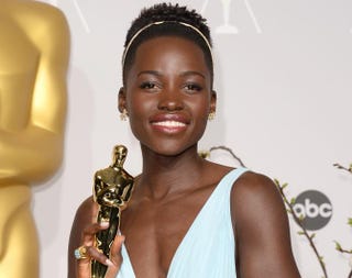 Lupita Nyong’o in the press room during the Academy Awards at Loews Hollywood Hotel in Hollywood, Calif., March 2, 2014Jason Merritt/Getty Images