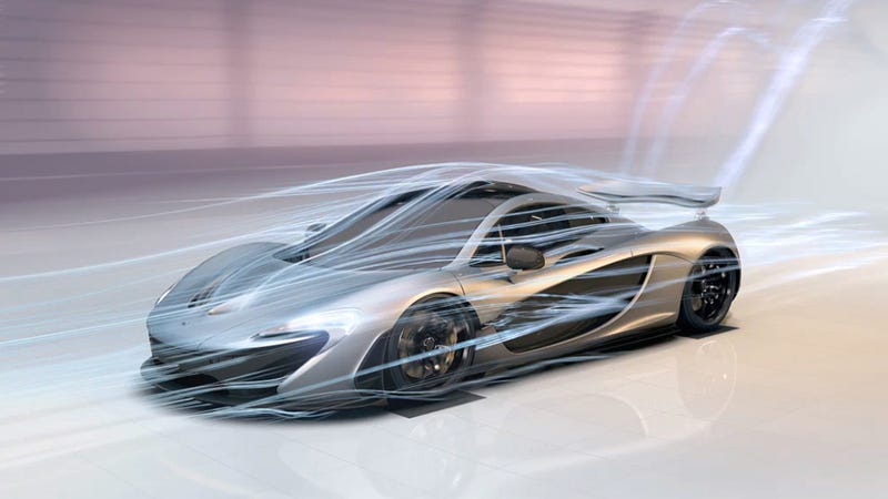 This Is The Airflow Around The Mclaren P1