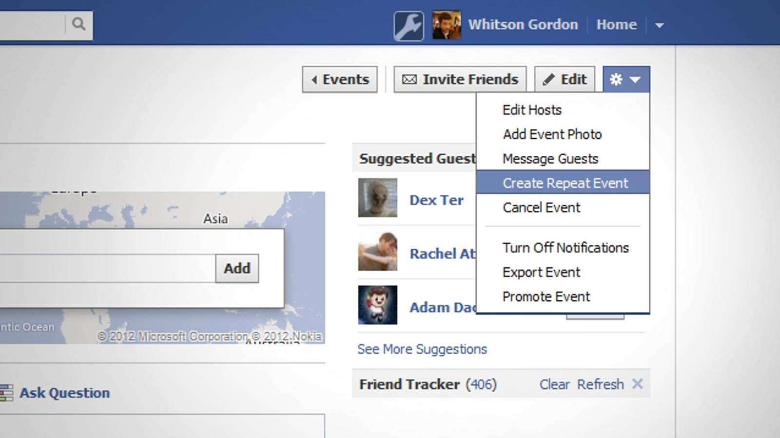 Facebook Adds the Ability to Create a Repeat Event