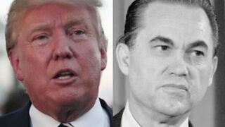 Donald Trump; George WallaceBill Pugliano/Getty Images; U.S. Library of Congress