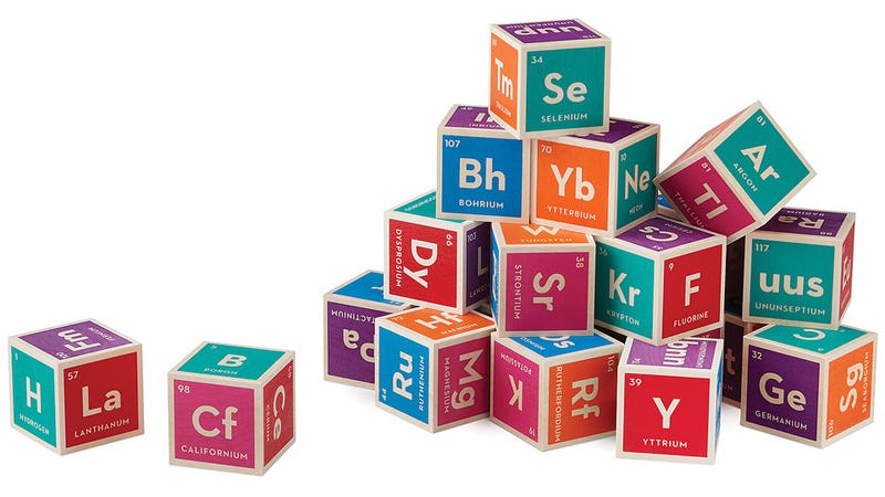 periodic table building blocks