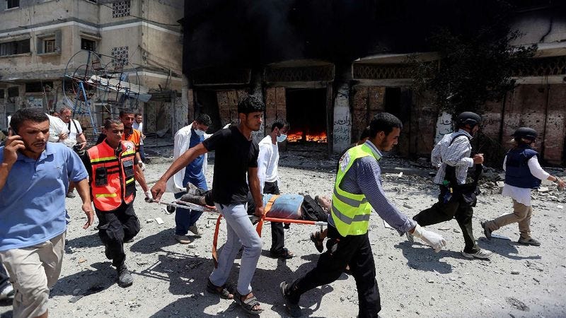 Illustration for article titled AP Reporter In Gaza Needs Another Term For ‘Blood-Soaked’