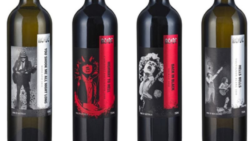Illustration for article titled AC/DC has its own line of wines now
