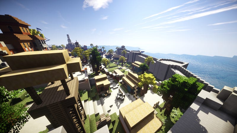 Havana from Assassin's Creed IV, Recreated in Minecraft