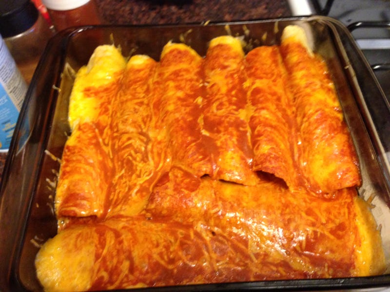 Illustration for article titled I has made "enchiladas"