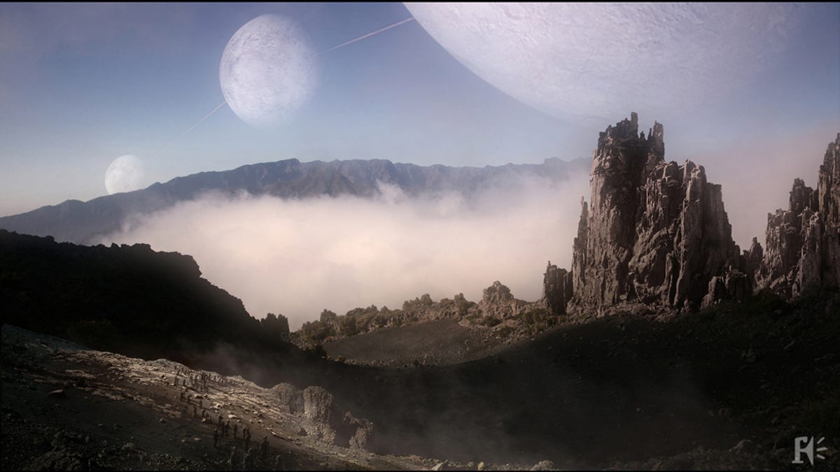 Planetscape Paintings From An Interstellar Journey