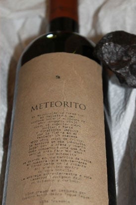 Illustration for article titled Hate earthy wines? Try one made from meteorites