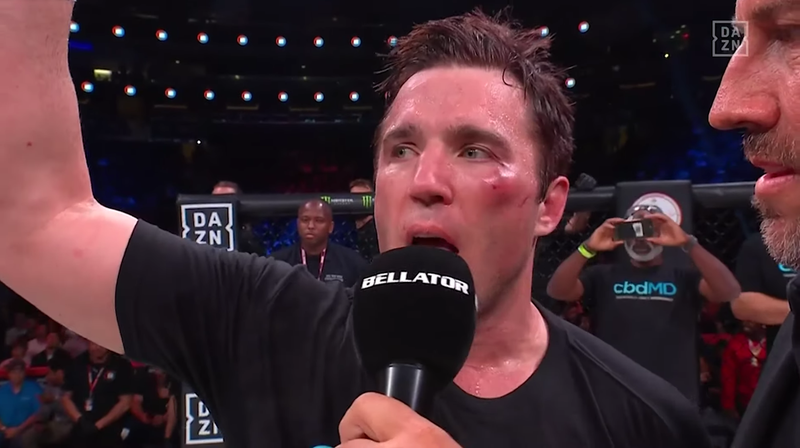 Illustration for article titled Chael Sonnen Retires After Lyoto Machida Kicked His Ass At Bellator 222