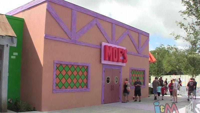 Illustration for article titled Simpsons Fast Food Boulevard opens in Universal Studios