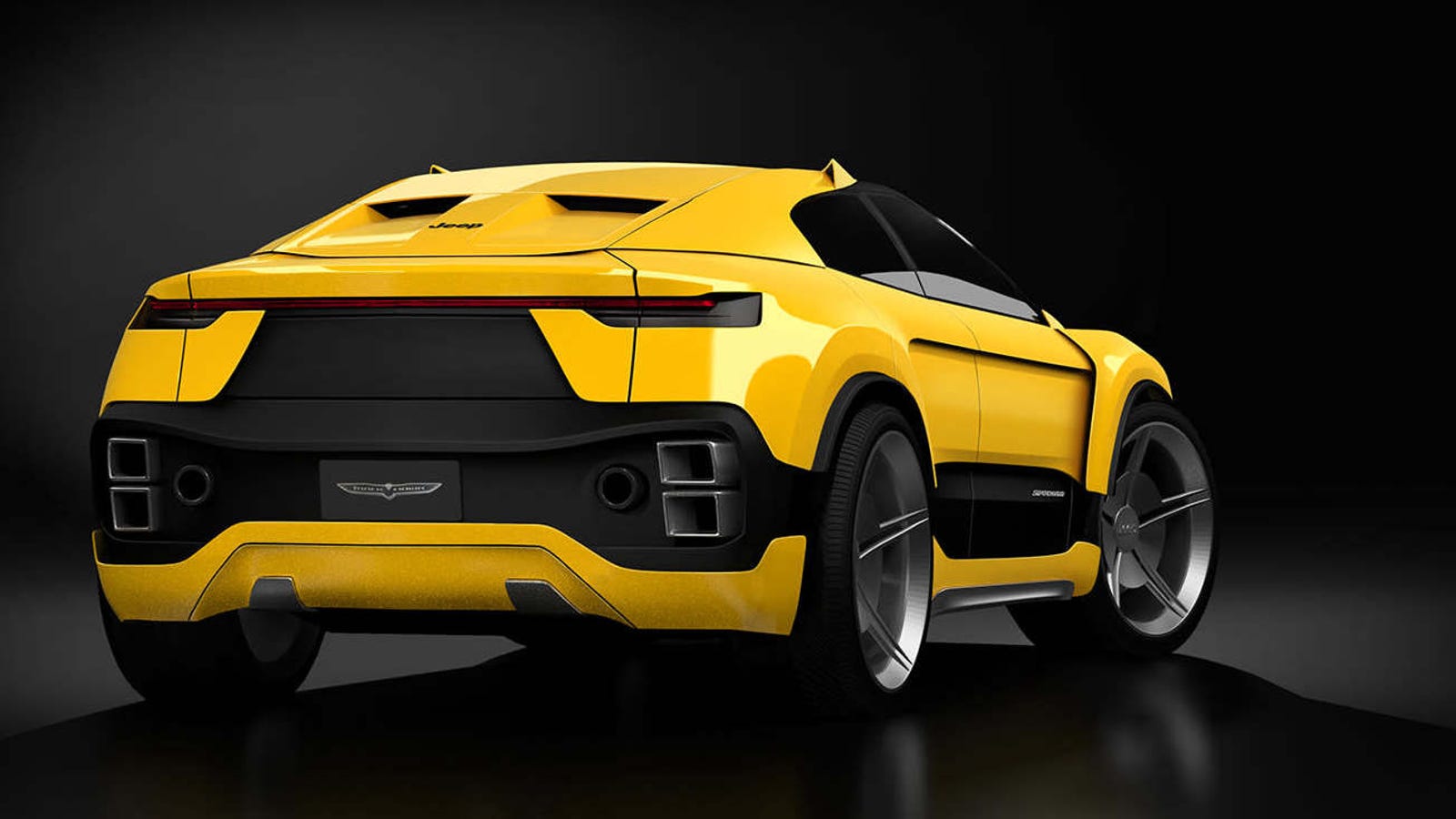 I Kind Of Love This Bizarre Idea For A Jeep Supercar Suv Coupe