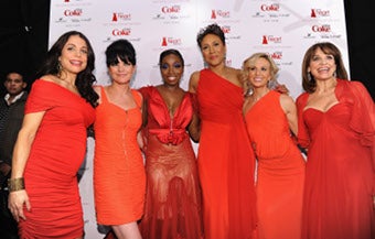 Illustration for article titled Ladies In Red At Heart Truth Celebrity Fashion Show