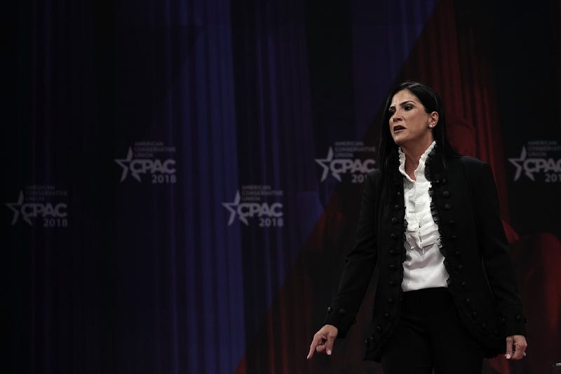 National Rifle Association spokeswoman Dana Loesch at CPAC 2018 on Feb. 22, 2018, in National Harbor, Md.