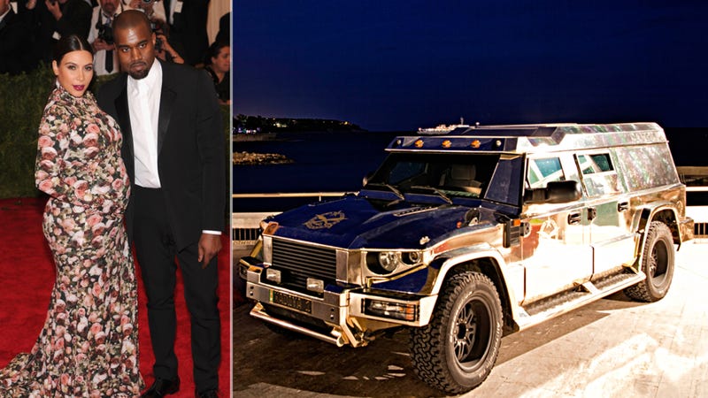 Illustration for article titled Kanye West Just Bought Two Of These Crazy Armored $1,000,000 SUVs