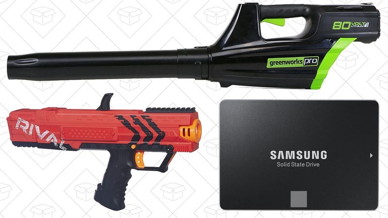 Illustration for article titled Today's Best Deals: Nerf Guns, Lawn Tools, Outdoor Apparel, and More