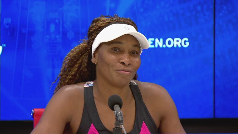 Illustration for article titled Venus Williams Stares, Smiles Into Void During Hilarious U.S. Open Presser