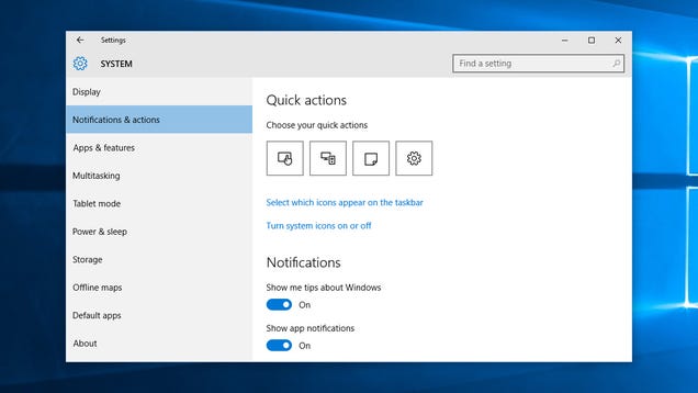 Check These Five Settings After You Install Windows 10 | Gizmodo UK