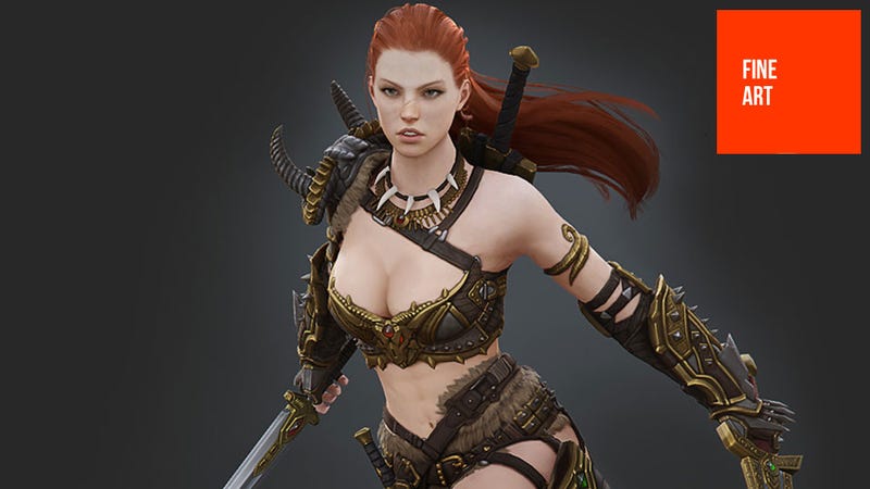 Illustration for article titled I Don't Remember Diablo III's Barbarian Looking Like This