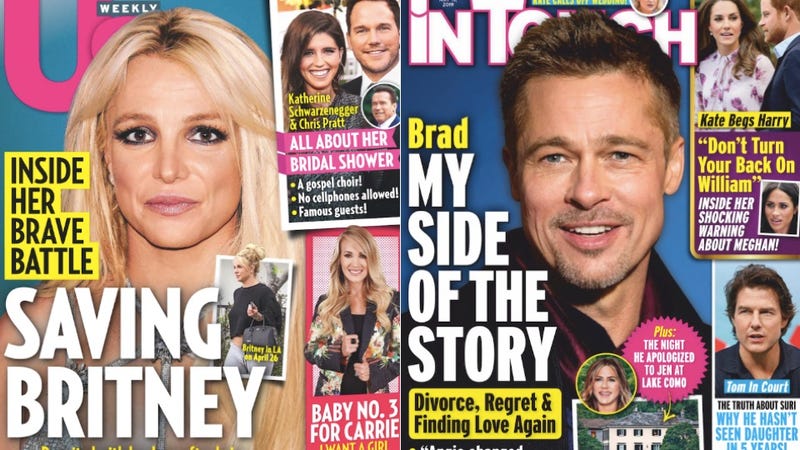 Illustration for article titled This Week In Tabloids: #FreeBritney Isn't an Illuminati Conspiracy. It's a Capitalist Tragedy!