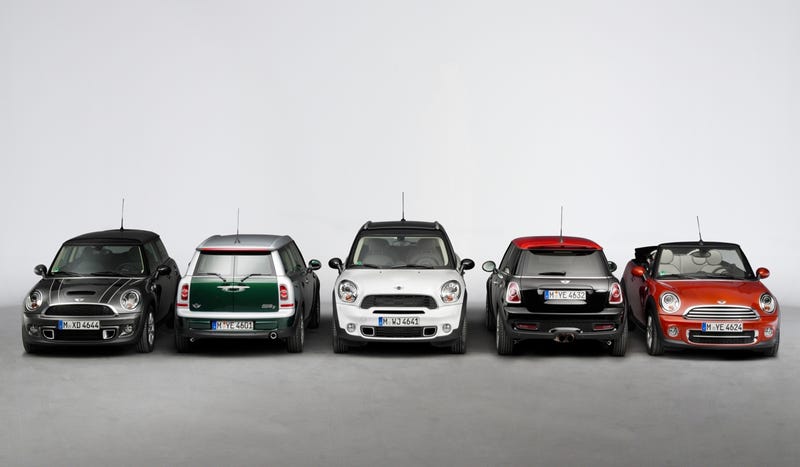 Illustration for article titled Mini's February Sales Figures Show How Badly Most Of Its Cars Sell