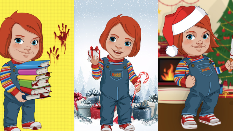 Buddi doll posters.