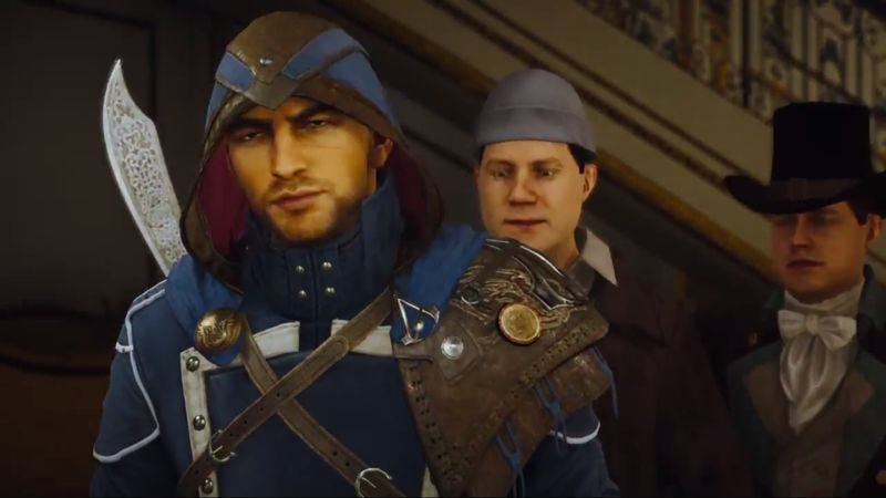Illustration for article titled Assassin’s Creed: Unity glitch leads to sudden onset of the French