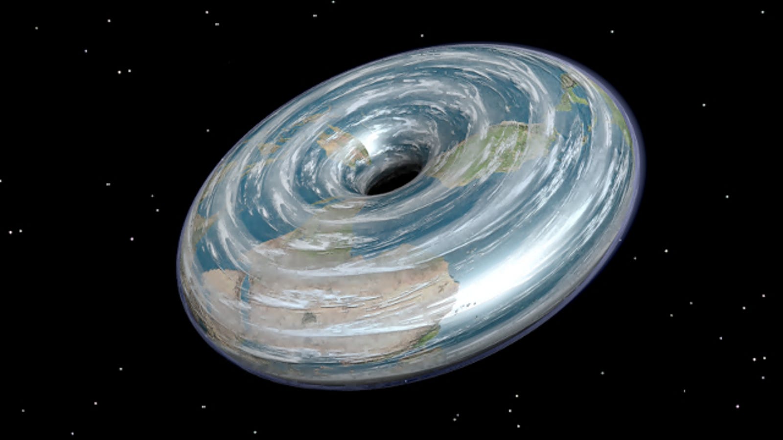 What would the Earth be like if it was the shape of a donut?