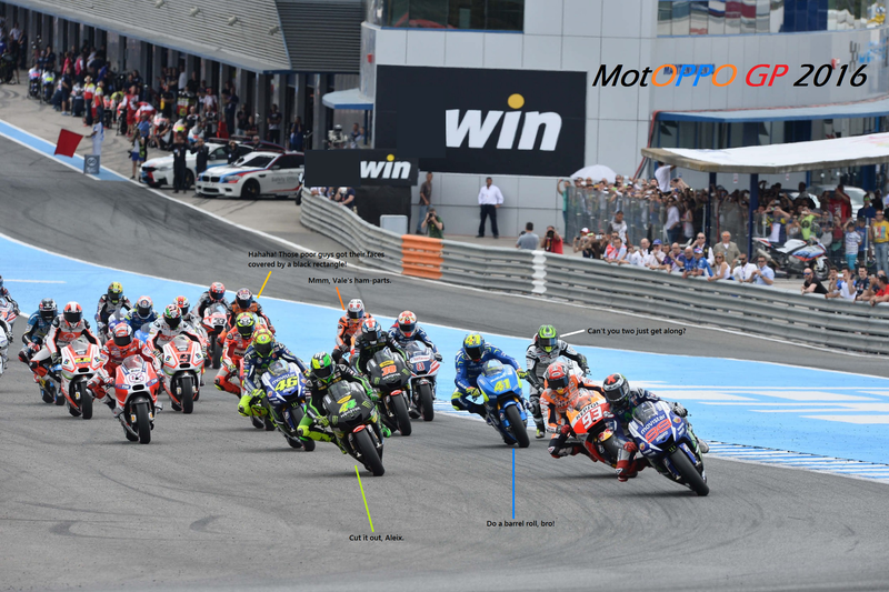 Illustration for article titled MotOPPO GP: The Lorenzonic Grand Prix by Jerry Seinfeld