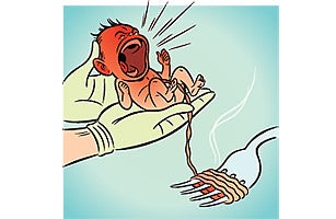 Illustration for article titled Time Writer Grossed Out By Placenta-Eating Wife
