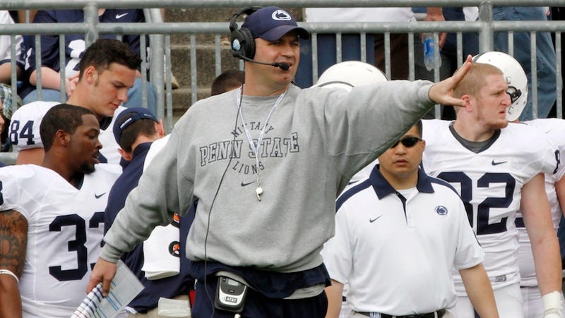 Illustration for article titled Opposing Coaches Hung Out Today In A Penn State Parking Lot, Hoping To Poach Players