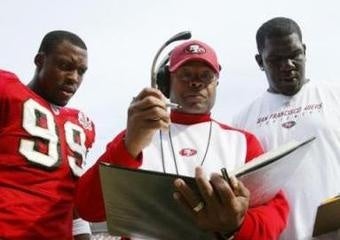 Illustration for article titled Mike Singletary Even Spells Crazy