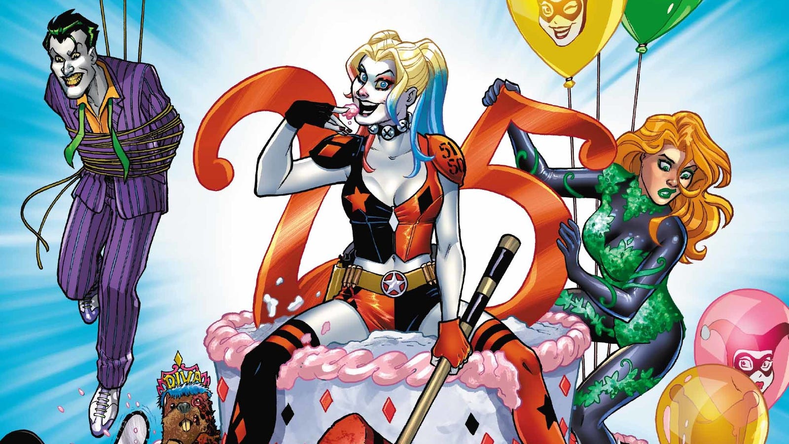 Big-name creators celebrate Harley Quinn's 25th ...