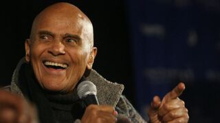Harry Belafonte at a panel at Sundance. (Getty Images)