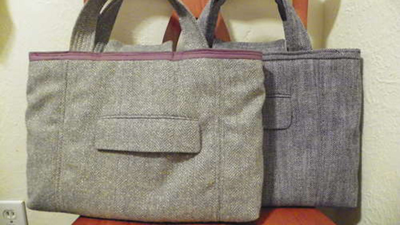 Repurpose a Suit Coat into a Laptop Bag