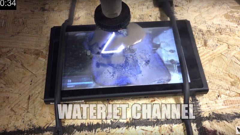 Photo: Waterjet Channel