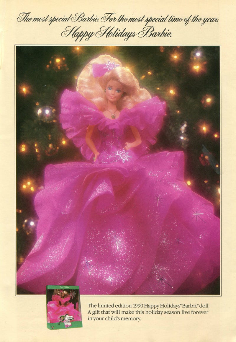 barbie noel 1990