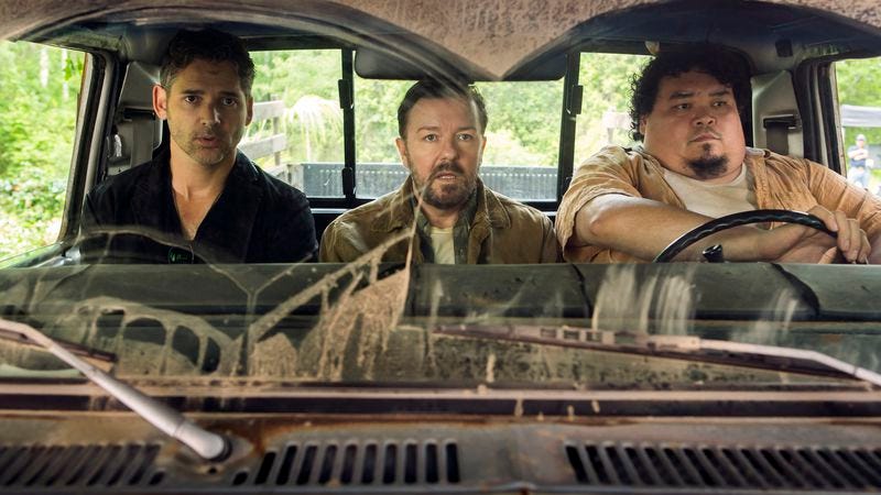 Eric Bana, Ricky Gervais, Pedro Miguel Arce (Netflix)