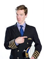 Illustration for article titled Benedict Cumberbatch is an incompetent airline pilot