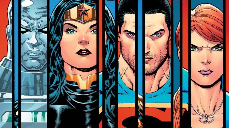 Illustration for article titled Exclusive DC preview: Clark Kent storms the Oval Office in Superman/Wonder Woman #20