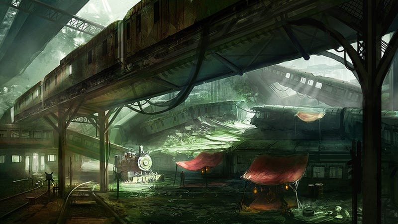 Illustration for article titled Final Fantasy VII's Train Graveyard Has Never Looked So Beautiful
