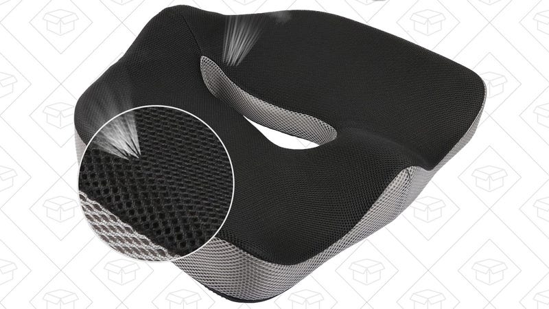 Comfort Memory Foam Seat Cushion, $26 with code 4PEZWCJE