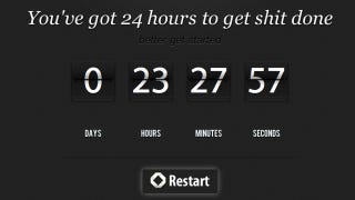 The 24-Hour Countdown Clock Is a Shot in the Arm to Get Things Done