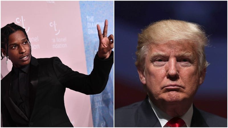Illustration for article titled Trump's team is still reportedly looking for a thank you from A$AP Rocky, LOL