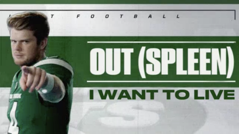 Illustration for article titled Sam Darnold Spleen Update: I Want To Live