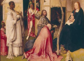 Hieronymus Bosch, Adoration of the Magi. Triptych, oil on panel, circa 1510, 138 by 72 cm. Prado Museum, Madrid