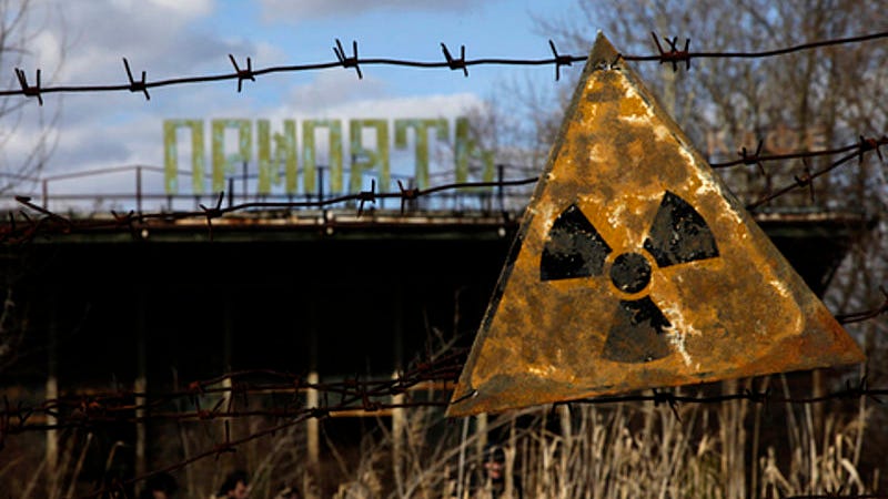 Image: Radiation warning sign in Pripyat / Diana Markosian